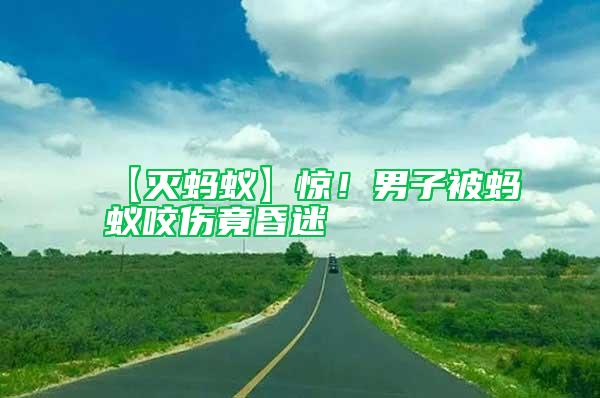 【滅螞蟻】驚！男子被螞蟻咬傷竟昏迷