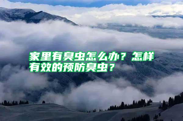 家里有臭蟲怎么辦？怎樣有效的預防臭蟲？