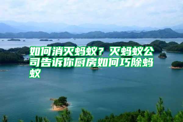 如何消滅螞蟻？滅螞蟻公司告訴你廚房如何巧除螞蟻