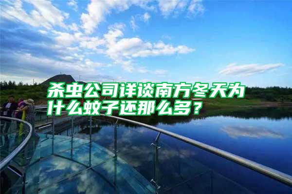 殺蟲公司詳談南方冬天為什么蚊子還那么多？