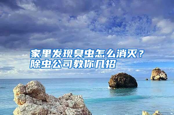 家里發現臭蟲怎么消滅？除蟲公司教你幾招