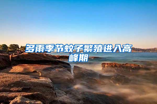 多雨季節(jié)蚊子繁殖進入高峰期