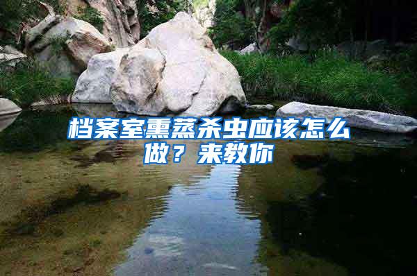 檔案室熏蒸殺蟲應該怎么做？來教你